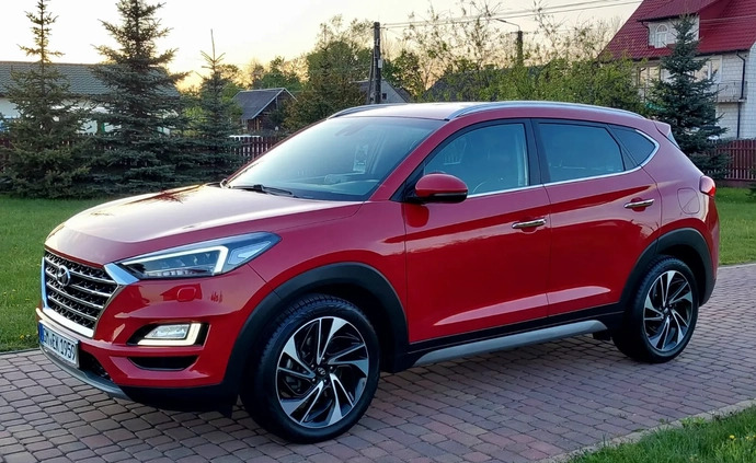 Hyundai Tucson cena 93800 przebieg: 120000, rok produkcji 2019 z Dobrzyca małe 631